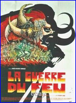 Original vintage poster LA GUERRE DU FEU CULTURAL FILM 1981 (h. S.)