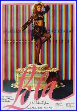 Original vintage poster LOLA CABARET GIRL FASSBINDER FILM 1981