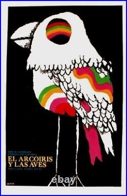 Original vintage poster RAINBOW BIRDS CUBAN MOVIE 1978