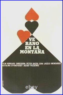 Original vintage poster SUMMER IN THE MOUNTAINS CUBA FILM 1969