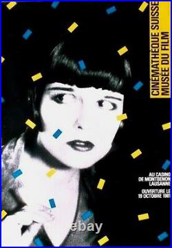 Original vintage poster SWISS FILM MUSEUM LOUISE BROOKS 1981