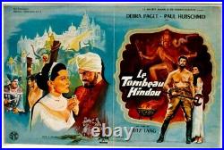 Original vintage poster THE INDIAN TOMB FILM LANG 1959