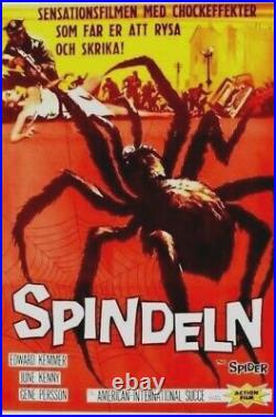 Original vintage poster THE SPIDER AMERICAN ACTION FILM c. 1960
