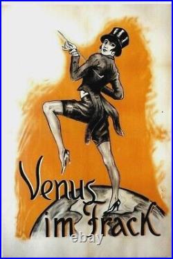 Original vintage poster VENUS IN JACKET & TUXEDO FILM 1927