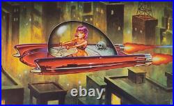 Out of Print Signed Keith WEESNER Sci-Fi BUBBLE TOP Future ReTro Custom Cadillac