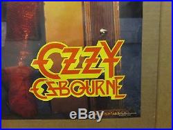 Ozzy Ozbourne rock n roll original Vintage Poster 11480
