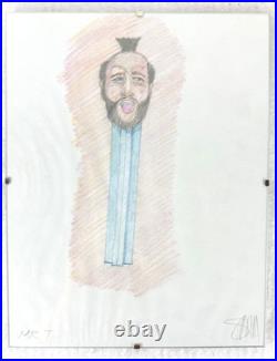 PEZ Dispenser Drawing Art Print Mr T By Simon Udell Plexiglass 8.5x11 VTG
