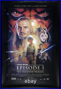 PHANTOM MENACE? EPISODE 1 CineMasterpieces VINTAGE MOVIE POSTER STAR WARS 1999