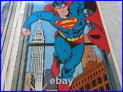 Pair Of Vintage 1988 Superman The Legend Returns 2-sided Movie Posters, 18 X37