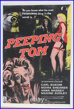 Peeping Tom / Michael Powell Orignal Vintage Movie Poster (1960)