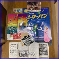 Peter Pan Movie Poster Walt Disney Press Materials Stills Stub of a Ticket