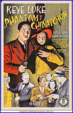 Phantom Of Chinatown Original Vintage Movie Poster Keye Luke