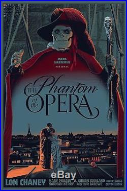Phantom Of The Opera Movie Poster Art Print Carl Laemmle Laurent Durieux Mondo
