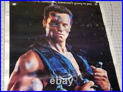 Poster 1985 Commando Arnold Schwarzenegger super rare original vintage 1 sheet