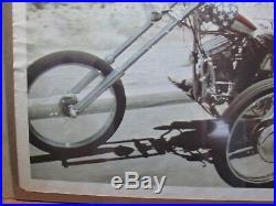 Poster Easy Rider Dennis Hooper Peter Fonda Nicholas Movie 1969 Inv#G3275