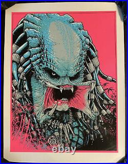 Predator Movie Poster Horror Sci-Fi Art Test Print Halloween sdcc nycc mondo vtg