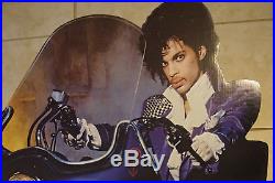 Prince Purple Rain music movie standee cardboard display 1984 vtg promo poster