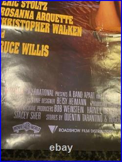 Pulp Fiction Original Movie Poster Tarantino Uma Thurman Vintage