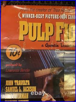 Pulp Fiction Original Movie Poster Tarantino Uma Thurman Vintage