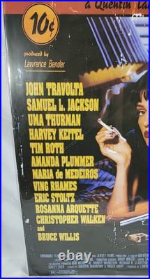 Pulp Fiction Vintage Movie Theater Store Poster Rare Original 1994 36x24