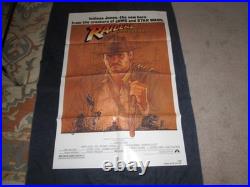 RAIDERS OF THE LOST ARK, ORIGINAL VINTAGE MOVIE POSTER 1981 brand new