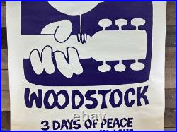 RARE 1969 ORIGINAL WOODSTOCK ARNOLD SKOLNICK Iconic Framed Concert Movie Poster