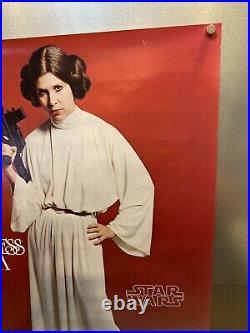 RARE Factors Star Wars Princess Leia Poster 1977 20 x 28 Vintage Nice Piece