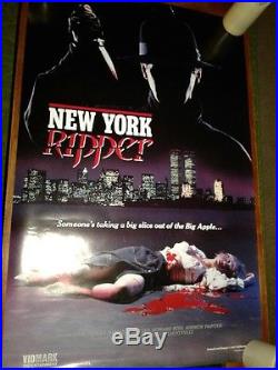 RARE The New York Ripper Vintage Horror Movie Poster Lucio Fulci BANNED IN UK