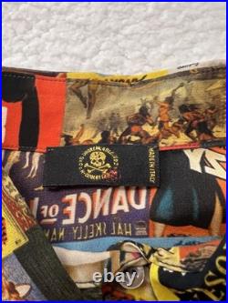 RARE Unbreakable Evolution Collage Vintage Movie Posters Print Blouse Medium RARE Unbreakable Evolution Collage Vintage Movie Posters Print Blouse Medium