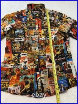 RARE Unbreakable Evolution Collage Vintage Movie Posters Print Blouse Medium