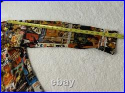 RARE Unbreakable Evolution Collage Vintage Movie Posters Print Blouse Medium