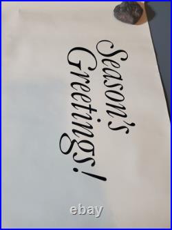 RARE Vintage IBM PC 1981 Charlie CHAPLIN POSTER LARGE Seasons Greetings COMPUTE