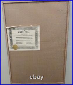 RARE Vintage James Dean ORIGINAL Movie Poster GIANT Warner Bros 20 x 28 (COA) RARE Vintage James Dean ORIGINAL Movie Poster GIANT Warner Bros 20 x 28 (COA)