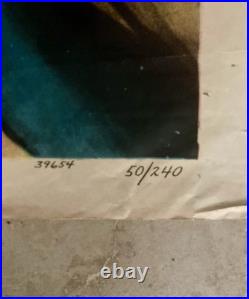 RARE! Vintage Original 1950 The Vanishing Westerner Movie Poster #50/240 41x27