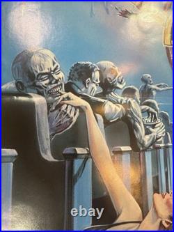 RARE Vintage ZOMBIETHON Video Promo Poster Slasher Horror Splatter Gore Zombies