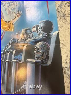 RARE Vintage ZOMBIETHON Video Promo Poster Slasher Horror Splatter Gore Zombies