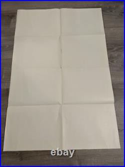RARE Vtg Original Large Movie Poster 41x27 1978 Superman Reeve Sheet 78001