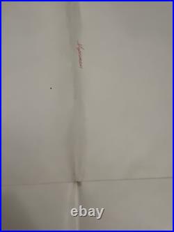 RARE Vtg Original Large Movie Poster 41x27 1978 Superman Reeve Sheet 78001