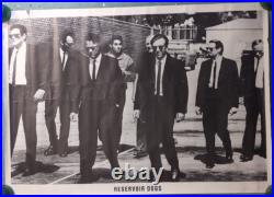 RARE! XL Vintage Reservoir Dogs Black & White Movie Poster 54x38, Printed in UK