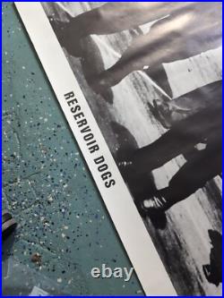 RARE! XL Vintage Reservoir Dogs Black & White Movie Poster 54x38, Printed in UK