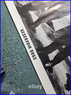 RARE! XL Vintage Reservoir Dogs Black & White Movie Poster 54x38, Printed in UK