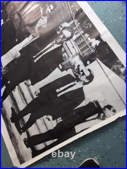 RARE! XL Vintage Reservoir Dogs Black & White Movie Poster 54x38, Printed in UK
