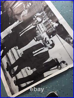 RARE! XL Vintage Reservoir Dogs Black & White Movie Poster 54x38, Printed in UK