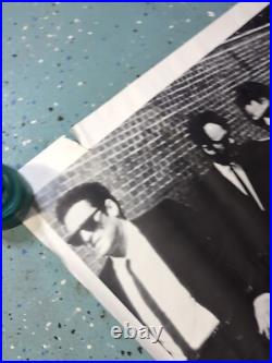 RARE! XL Vintage Reservoir Dogs Black & White Movie Poster 54x38, Printed in UK