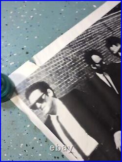 RARE! XL Vintage Reservoir Dogs Black & White Movie Poster 54x38, Printed in UK