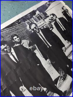 RARE! XL Vintage Reservoir Dogs Black & White Movie Poster 54x38, Printed in UK