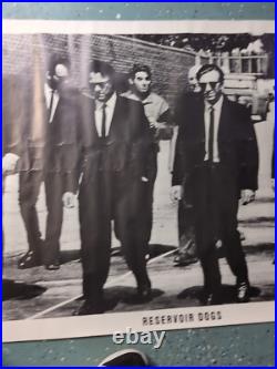 RARE! XL Vintage Reservoir Dogs Black & White Movie Poster 54x38, Printed in UK