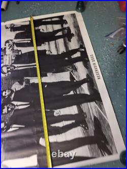 RARE! XL Vintage Reservoir Dogs Black & White Movie Poster 54x38, Printed in UK