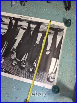 RARE! XL Vintage Reservoir Dogs Black & White Movie Poster 54x38, Printed in UK