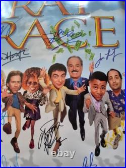 RAT RACE-JOHN CLEESE CAST SIGNED-THE MOVIE POSTER-vintage-withCOA ekim